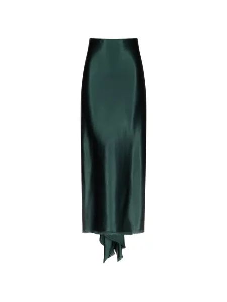 Fustă Fforme drapată verde