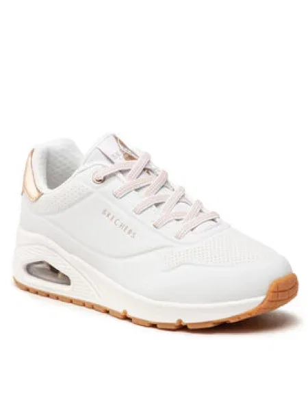 Sneakersy Skechers Uno Shimmer Away biela