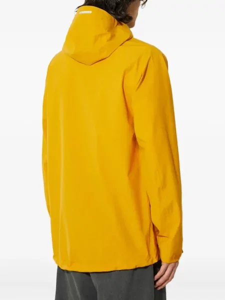 Geacă Fjallraven cu glugă galben