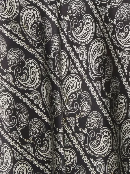 Αμάνικη μπλούζα Pierre Balmain με σχέδιο paisley μαύρο