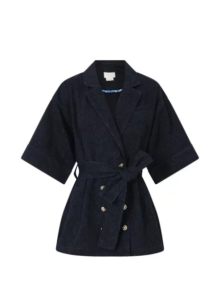 Geacă Camilla cu două rânduri de nasturi albastru