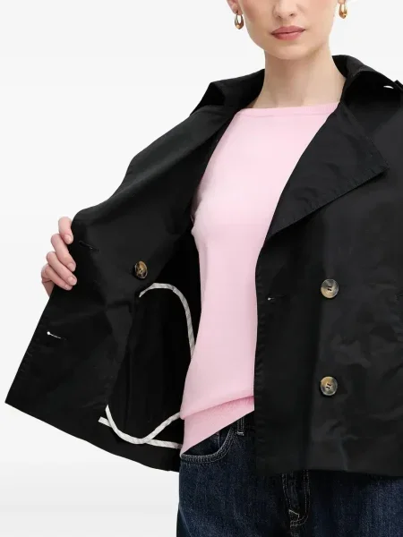 Cropp geacă Sisley cu două rânduri de nasturi negru