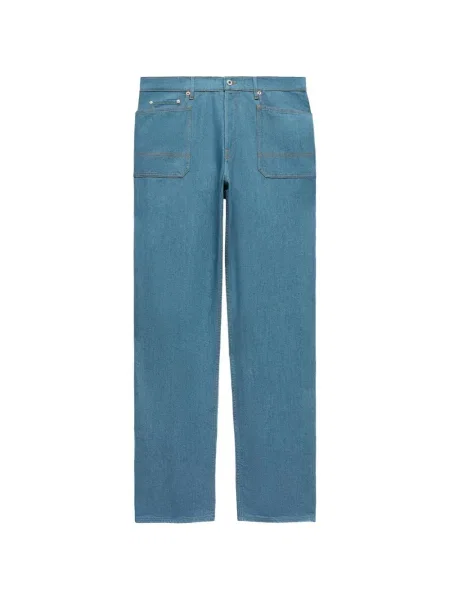 Blugi cu picior larg Kenzo albastru
