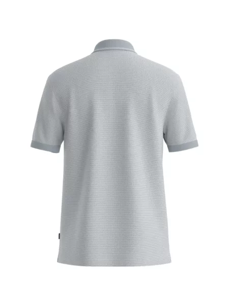 Scurt tricou polo Boss gri