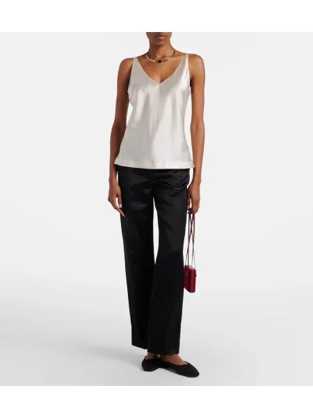 Top Dorothee Schumacher din satin alb