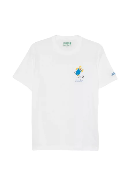 Tricou Mc2 Saint Barth cu imagine alb