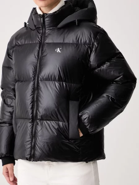 Calvin Klein Jeans пухено яке дамско черно