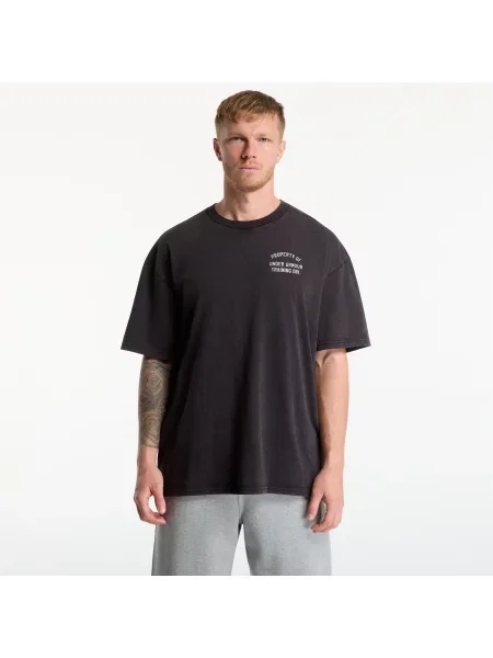 T-shirt Under Armour M HWT Property OF SS Ultimate Black/ Titanium S czarna