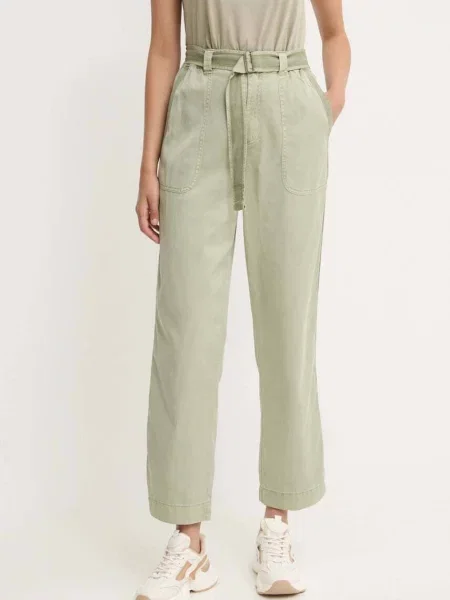 Pepe Jeans nadrág AYLIN zöld