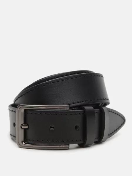 Кожаный ремень Borsa Leather черный