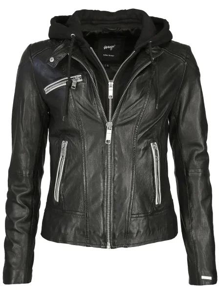 Maze Prehodna jakna Mico črna bela