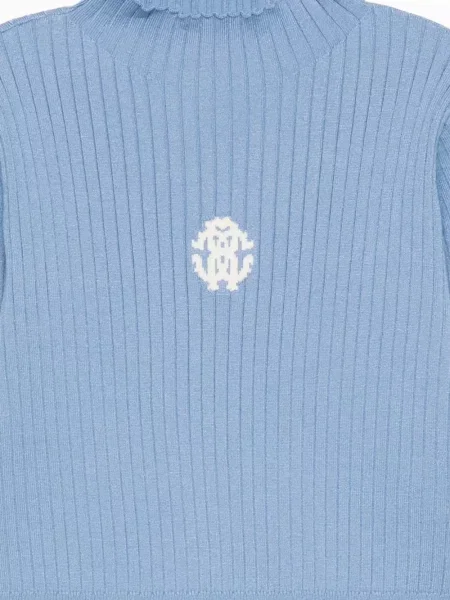 Sweter dziecięcy Roberto Cavalli niebieski