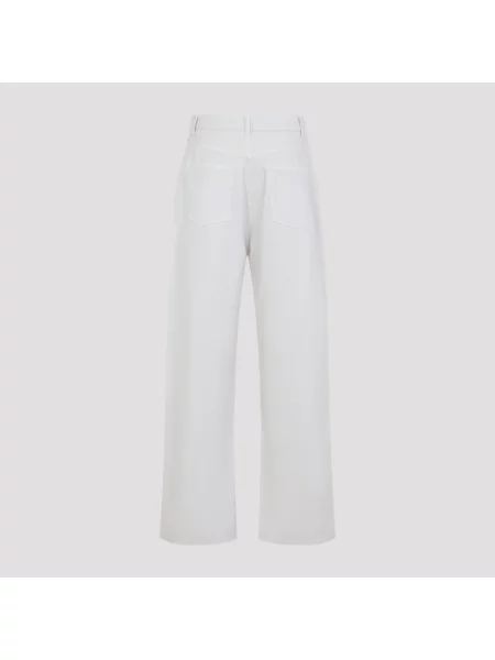 Jeansy Phoebe Philo białe
