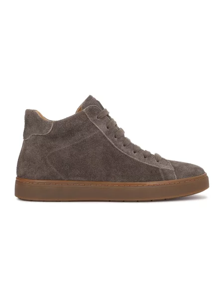 Sneakersy Kazar skórzane szare