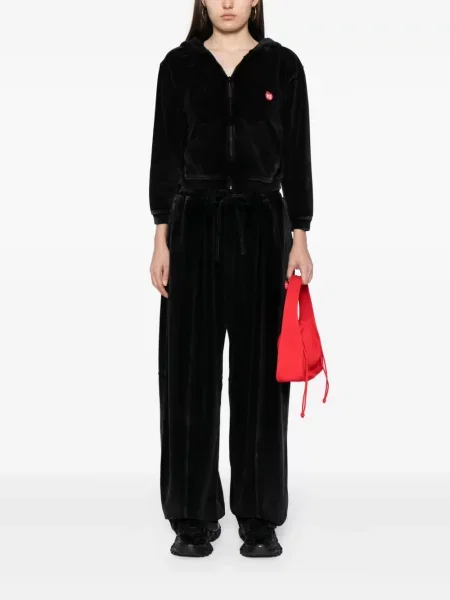 Veliūrinės kelnės Alexander Wang pilka