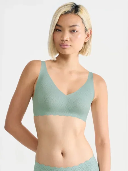 Sloggi Сутиен без банели Zero Feel Bliss зелен