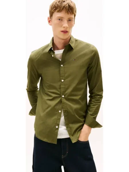 Tommy Jeans Cămașă Original verde