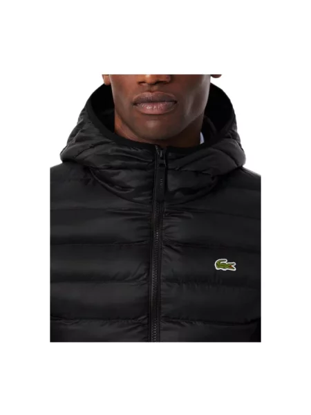 Kurtka puchowa Lacoste czarna