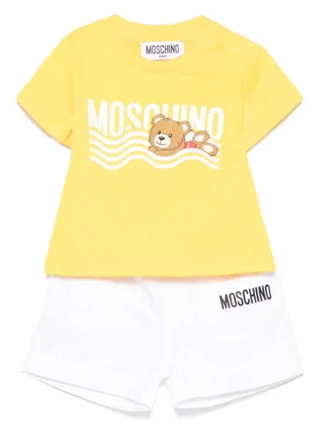 Szorty dziecięce Moschino żółte