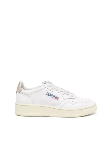 AUTRY sneakersy skórzane Medalist Low białe