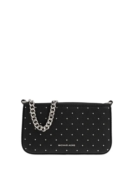 Espadrile Michael Michael Kors din piele cu tepi cu motiv cu inimi negru