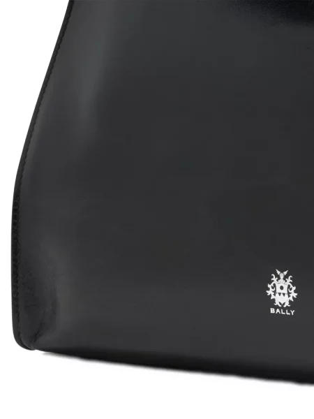 Geanta de piele Bally din piele negru