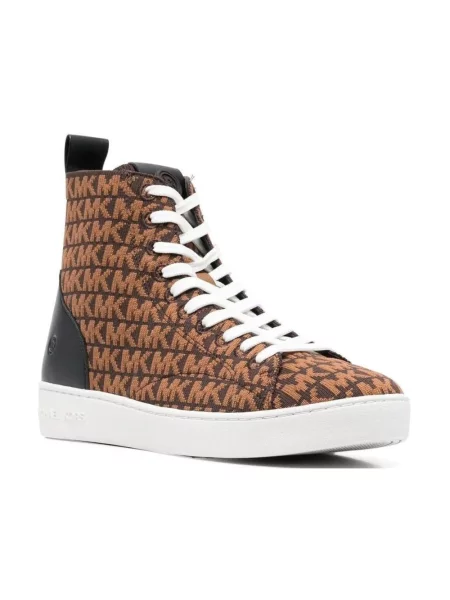 Dzianinowe sneakersy Michael Kors brązowe