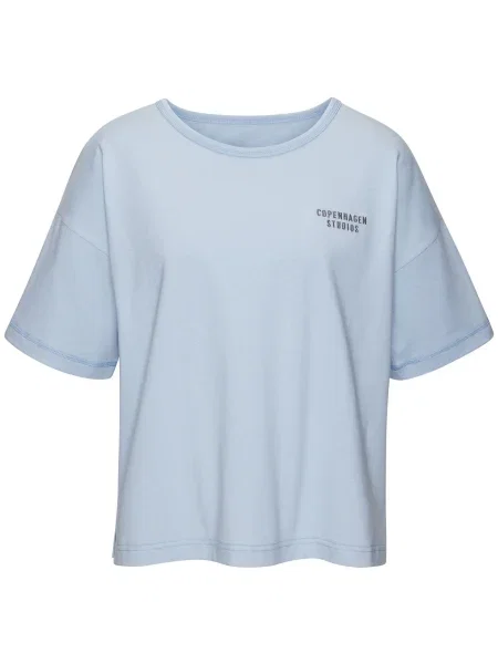 Copenhagen Studios Bluză de noapte albastru deschis gri