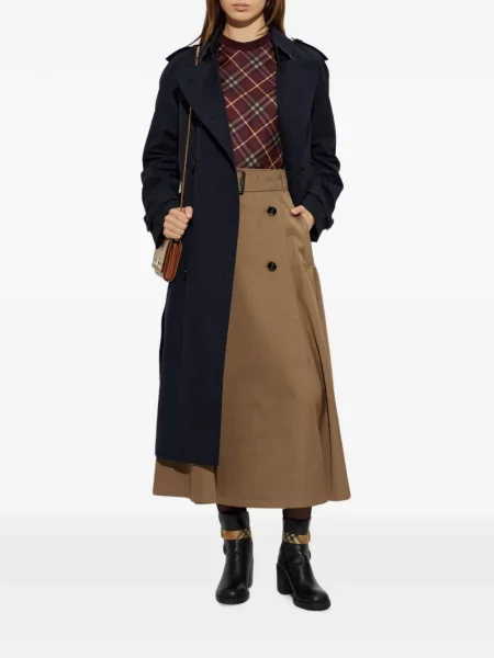 Двуреден тренчкот Burberry синьо