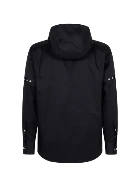 Geacă Thom Browne cu glugă albastru