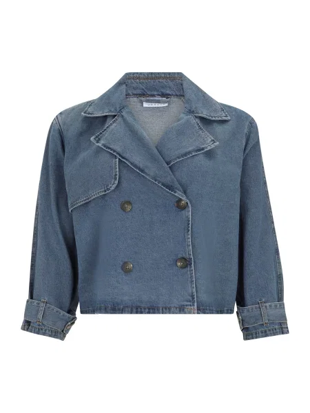 Noisy May Curve Geacă de primăvară-toamnă NMARIZONA denim albastru