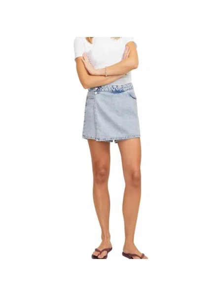 Fustă din denim Jjxx albastru