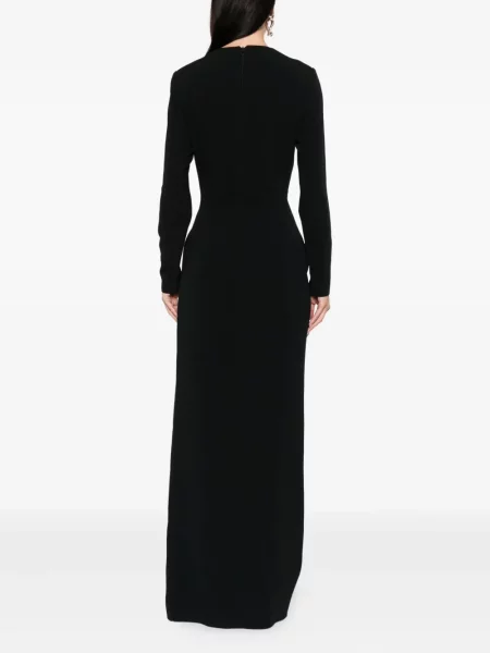 Костюм вечерна рокля Elie Saab с кристали черно