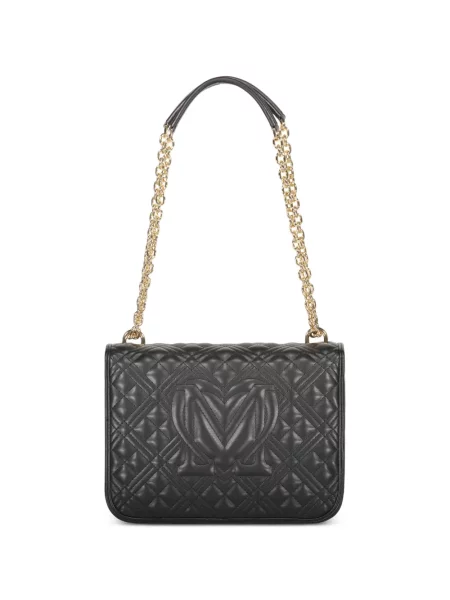 Colier Love Moschino matlasat negru