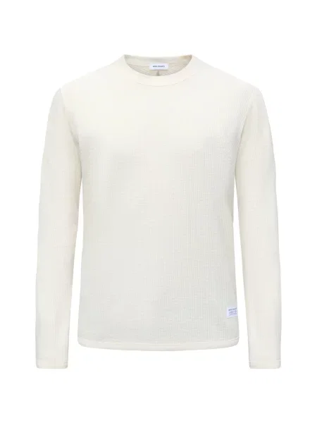 NORSE PROJECTS Majica Stevns volneno bela