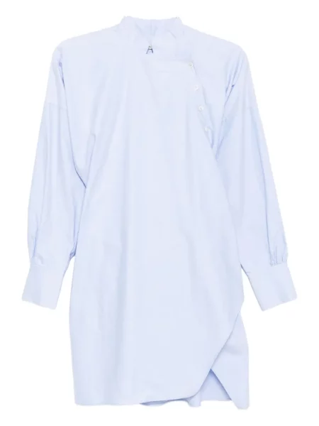 Sukienka Samuel Gui Yang asymetryczna garniturowa niebieska