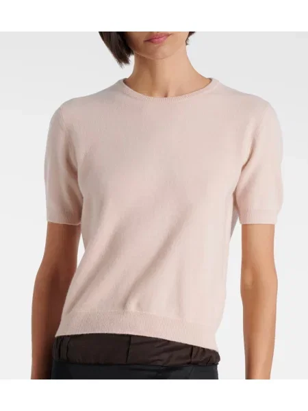 Tricou Maison Margiela de lână roz