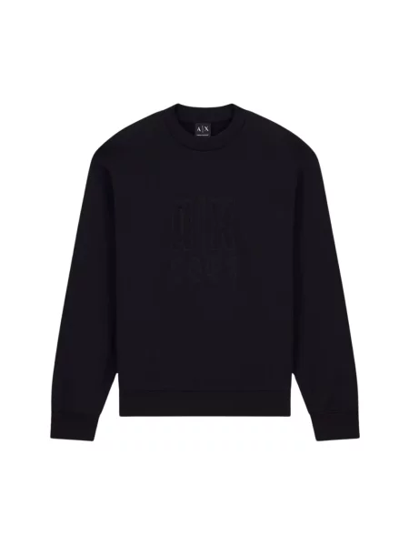 Bluza Armani Exchange z logo niebieska