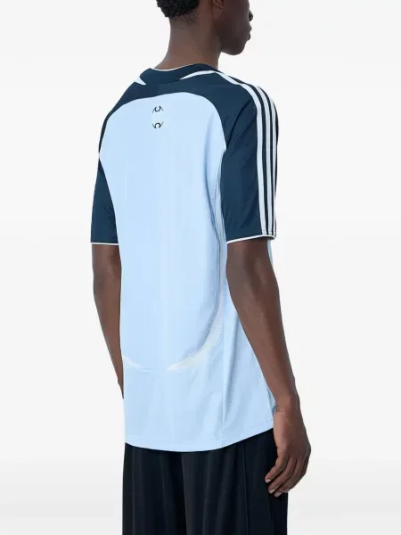 Tricou Adidas cu broderie albastru