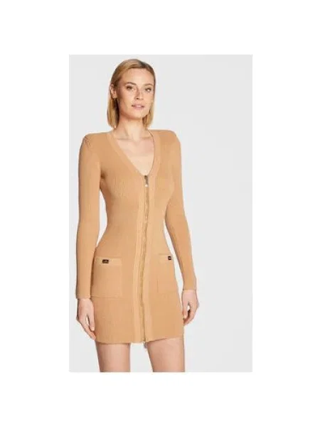 Elisabetta Franchi Rochie bej