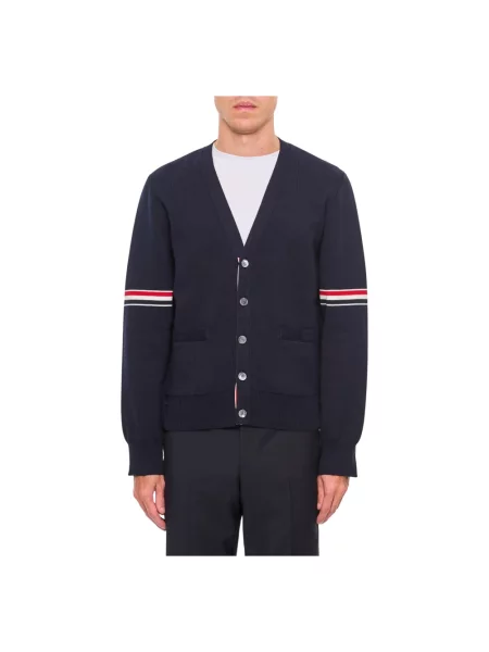 Kardigan Thom Browne niebieski