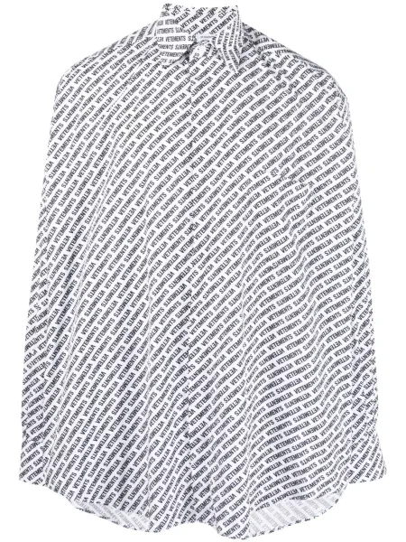 Cămașă Vetements cu imagine alb