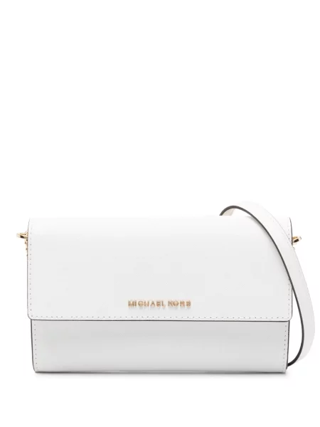 Iš natūralios odos loaferiai Michael Michael Kors balta
