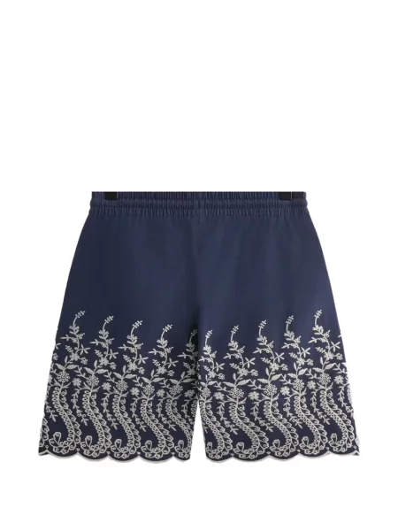 Pantaloni scurți Kith cu model floral albastru