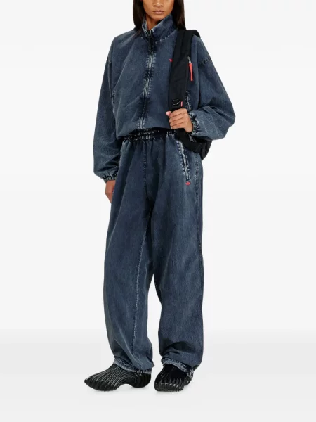 Pantaloni Diesel alergare albastru