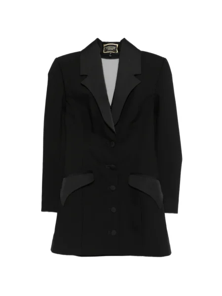 Haftowana mała sukienka mini Mitiliane Couture garniturowa czarna