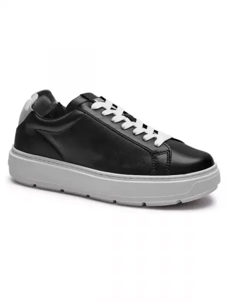 Love Moschino De piele sneakers negru