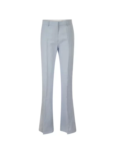 Pantaloni evazați Sportmax fără toc evazat albastru