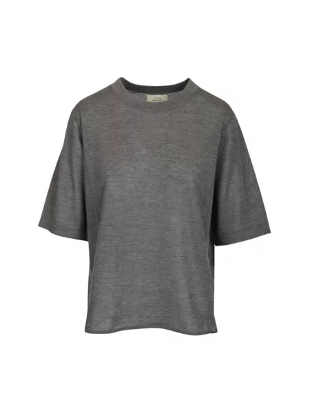 Sweter Loulou De Saison z kaszmiru szary