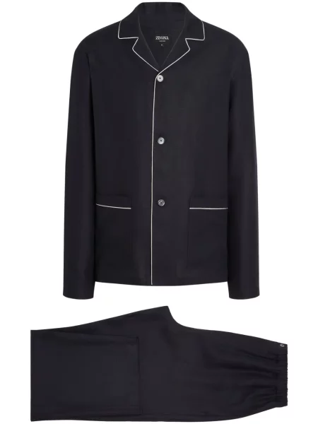 Pijamale Zegna albastru